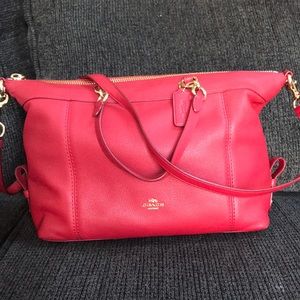 Red Coach Crossbody